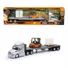 Trailer Freightliner Cascadia / Plana Tractor New Ray 1:43