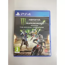 Monster Energy Supercross Ps4 Midia Física Original Game