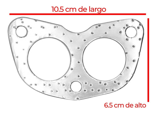 Junta Empaque Tubo Escape Renault R5 R12 1300 Antifaz Foto 3