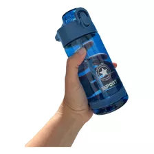 Botella Agua Caramañola Chica 550ml Plastica Tapa Sorbito