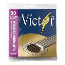 Cuerdas Para Guitarra Acústica, Clásica Victor Nylon