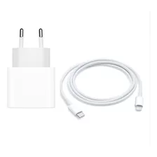 Cargador Apple 20w A2347 Carga Rápida + Usb-c A Lightning 1m