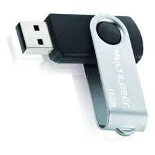 Pen Drive Twist 16gb Preto Multilaser - Pd588