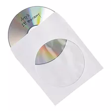 Verbatim - Mangas De Papel Para Cd/dvd, Con Ventana Transpar