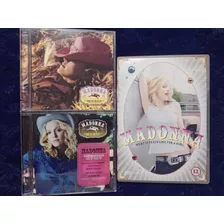 Cd Madonna Music Australiano + Music Single Eua E Dvd Single