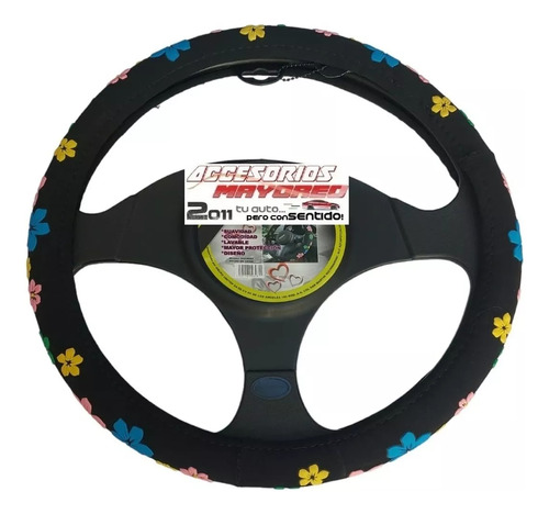 Funda Cubre Volante Flores M004 Ford Thunderbird 2004 Foto 9