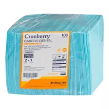 Babero Dental Impermeable Cranberry Campo De Trabajo 100 Uni