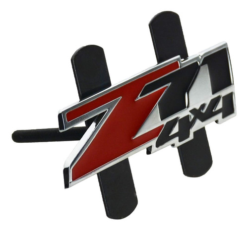 1 Emblema 3d De Metal Cromado Rojo Z71 De 4 X 4 Para Parrill Foto 3
