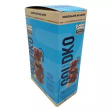 10 Barra Chocolate Ao Leite C/ Quinoa Zero Açúcar 20g Goldko