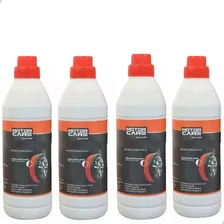 Selante Tubeless 4 Frascos 500ml Blinda Pneu Moto Carro Bike