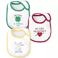 Baby First Holiday's Bib 3 Pack, White, No_size