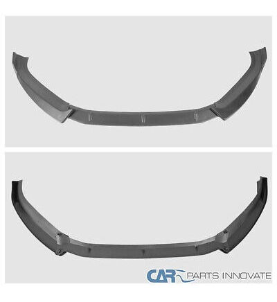 Fit 17-18 Audi A4 S4 Sedan Matte Black Front Bumper Lip  Ttx Foto 6