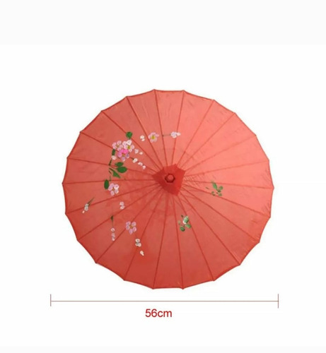 Sombrilla Diseño Chino-japones Plegable. Distintos Colores.