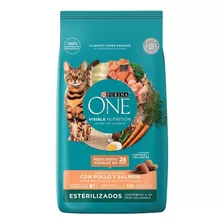 Alimento One Esterilizados Gato Adulto Pollo Y Salmón 6kg