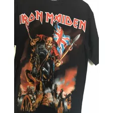 Iron Maiden Tour Oficial Made In England (m) 2013