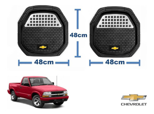 Tapetes 3d Logo Chevrolet + Cubre Volante Pickup S10 96 A 04 Foto 5