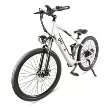 Bicicleta Eléctrica Gyroor Cd2614 Rodado 27.5 En Aluminio Color Plateado