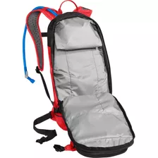 Mochila De Hidratación Camelbak Mule De 3 Litros, Rojo Y Negro, Diseño De Tela Lisa