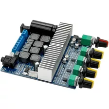 Placa Amplificadora De Potencia Bluetooth Tpa3116 2.1 Tres C