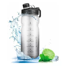 Botella De Agua Deportiva Motivacional Portátil De 2 Litros