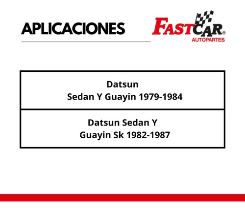 2 Amortiguador Delanteros Datsun Sedan Y Guayin Sk 1982-1987 Foto 2