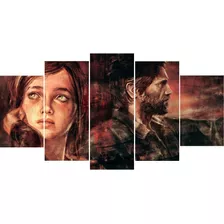 Quadro Decorativo The Last Of Us Joel Ellie Jogo Promoção