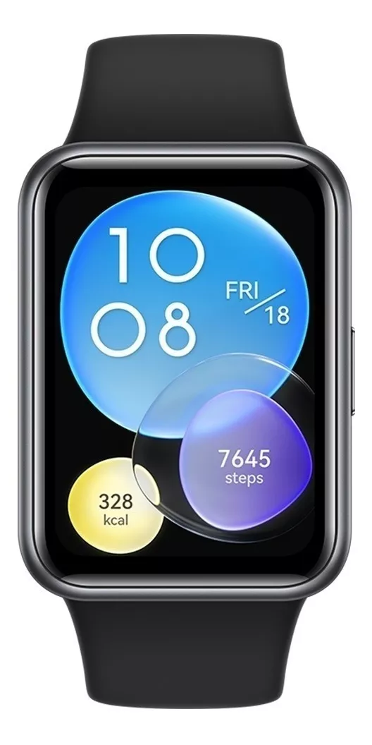 Huawei Watch Fit 2 Active 1.74 Caja De Polímero Midnight Black, Malla Midnight Black De Silicona