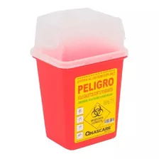 Caja P/eliminación Desecho Cortopunzante Roja 1 Lt.