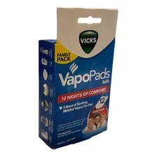 Refil Vick Vapopads Para Aparelho Vaporizer Com 12 Unidades