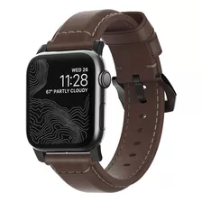 Correa Cuero Nomad Para Apple Watch 4 5 6 Se 1/2 40mm Marrón