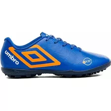 Chuteira Umbro Orbit Jr Society Royal/laranja/bc Ou07fb00179