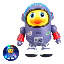 Robot Pato Astronauta Espacial Musical Bailarín Electrico Personaje Robot Espacial Patricio Duck Space