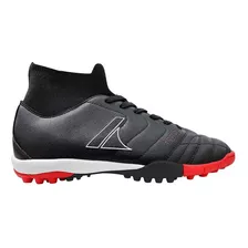 Tenis De Fútbol Prokennex Oc22 Negro Con Rojo Para Niño