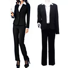 Traje Conjunto Entallado Blazer Y Pantalón Oficina O Fiesta De Vestir Mujer T 42 Al 64 Hay Talles Grandes Especiales