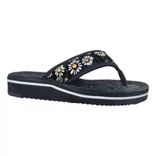 Chinelo Sandália Feminina Magnética Floral Kenko Imãs Dores