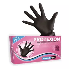 Guantes De Nitrilo Negros Talla L Caja Por 100 Unidades