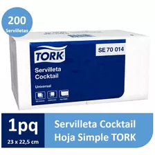 Servilleta Cocktail Tork Universal 1 Paq. De 200 Unidades