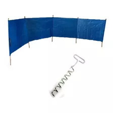 Reparo Rompeviento Playero Carpa 4,5 + Estaca Tirabuzon