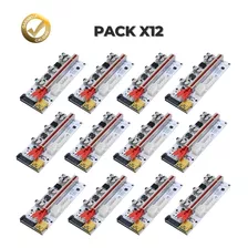 Riser 010x Plus Pack X12 Pcie 1x A 16x Usb 3.0