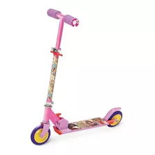 Patinete Infantil Barbie Malibu 2 Rodas F0054-8 - Fun Cor Rosa