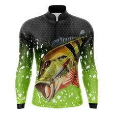 Camisa Blusa De Pesca Peixe Elite 2.0 Com Proteção Uv50