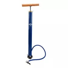 Bomba Para Encher Pneus Com Pistão Simples 8897 Brasfort Cor Azul