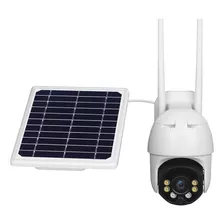Camera Externa Wifi Energia Solar Ip66 Visão Noturna