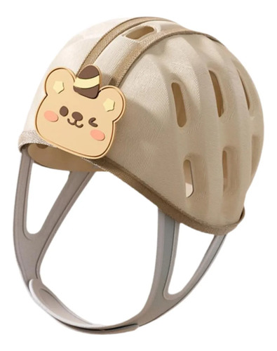.capacete Para Bebê, Gorro Antiquedas, Macio, Confortável. Marrom