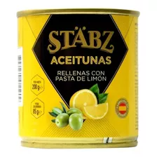 Aceitunas Españolas Stabz Rellenas Limón Pack 6 Un X 200gr !