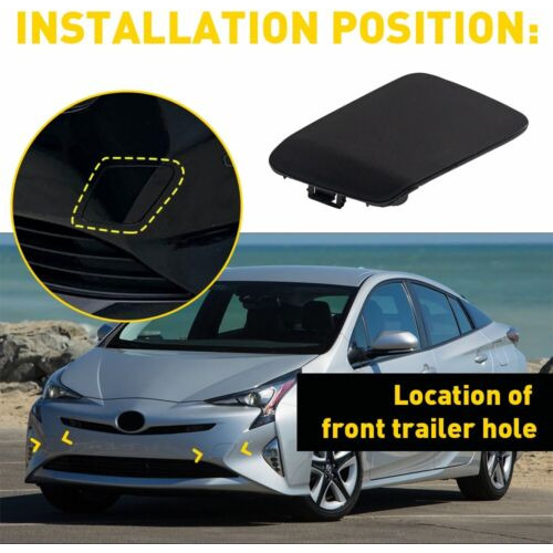 For 2016-2017 Toyota Prius Front Bumper Tow Hook Cover C Oad Foto 5