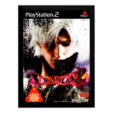 Quadro Decorativo Capa A3 33x45 Devil Maycry 2 Ps2