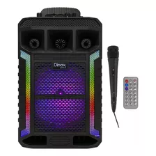 Parlante Inalámbrico Bluetooth Radio Luces Rgb Y Micrófono