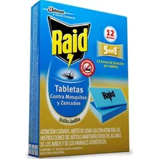 Raid Mosquitos Y Zancudos Tabletas Repuesto Enchufe 12 Un