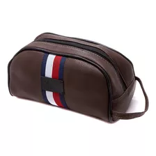 Necessaire Masculina Pier 15 Couro Café Nsg-001